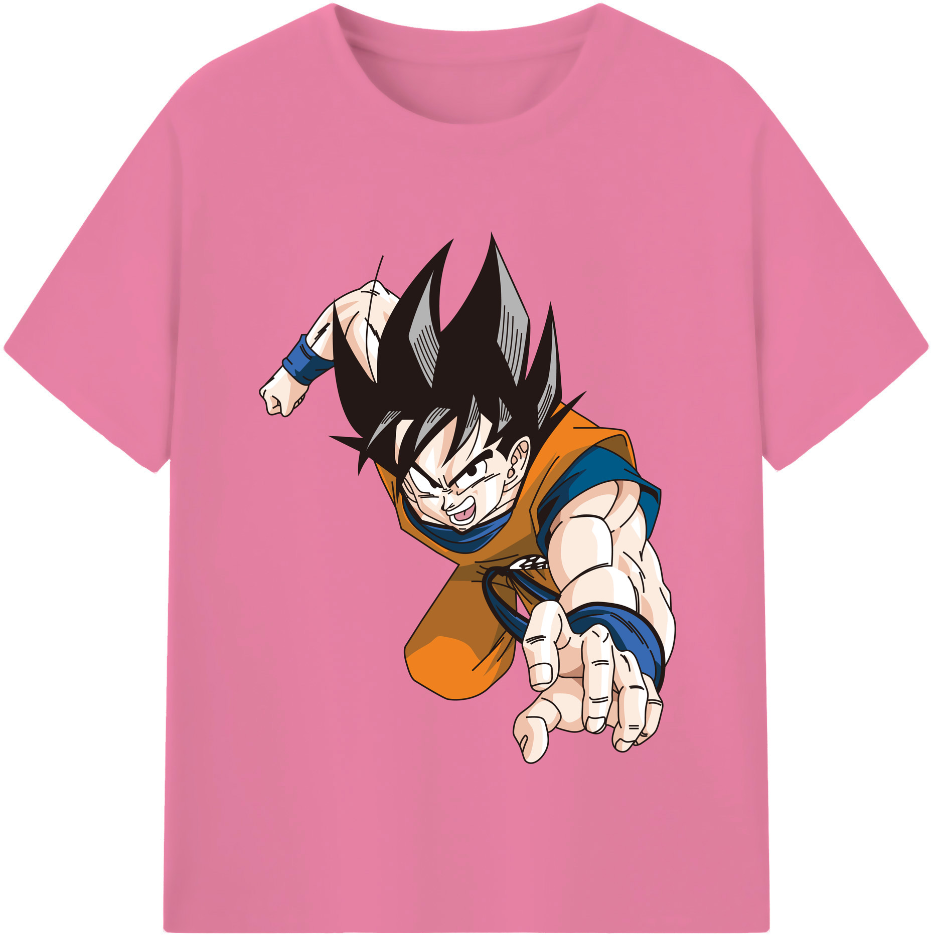 （画像用） ドラゴンボール 孫悟空（そん ごくう）Son Goku カカロット DRAGON BALL Kakarotto 綿100％半袖Tシャツ（フロントプリント）